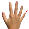 उंगलियाँ और उँगलियों के बीच दूरी का फल
